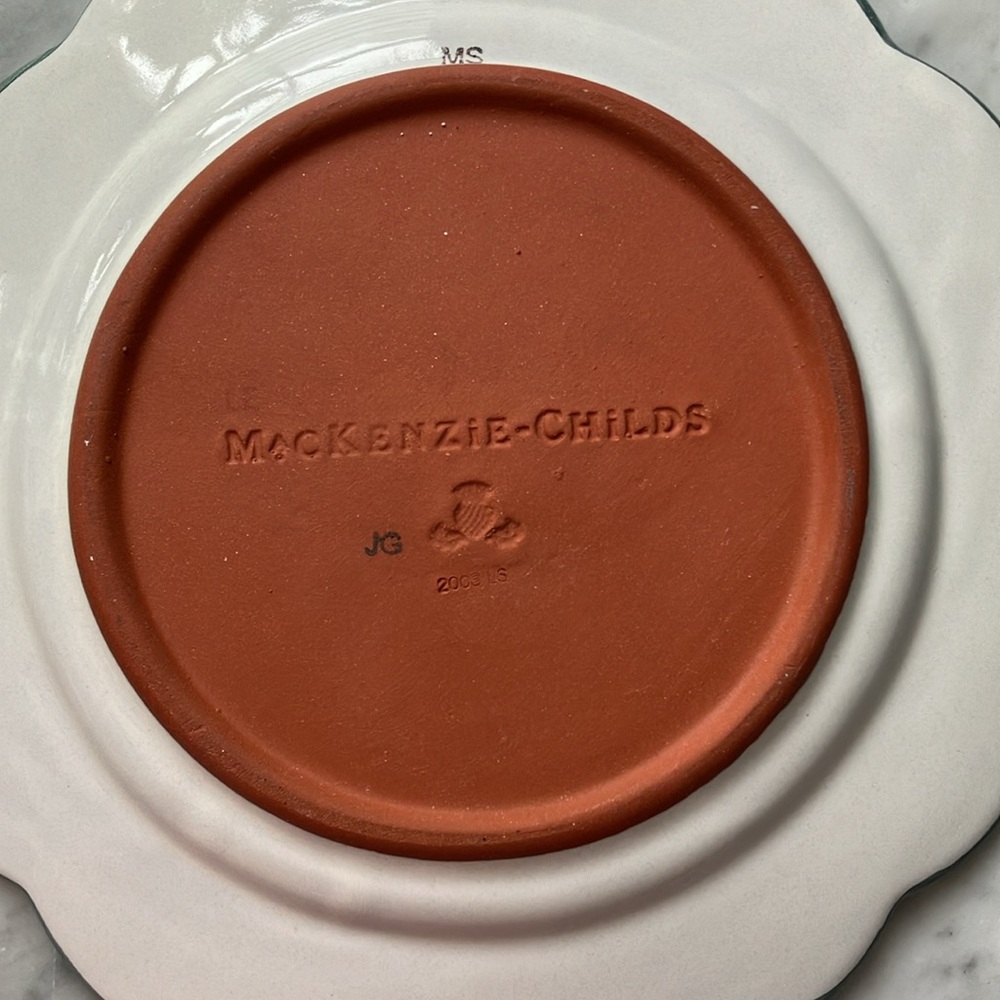 Mackenzie-Childs Sunnyside Up Retired Salad Plate - Picture 2 of 3